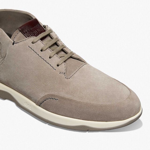 Echappee Scritto Suede Calf Derby, GREY, hi-res 6
