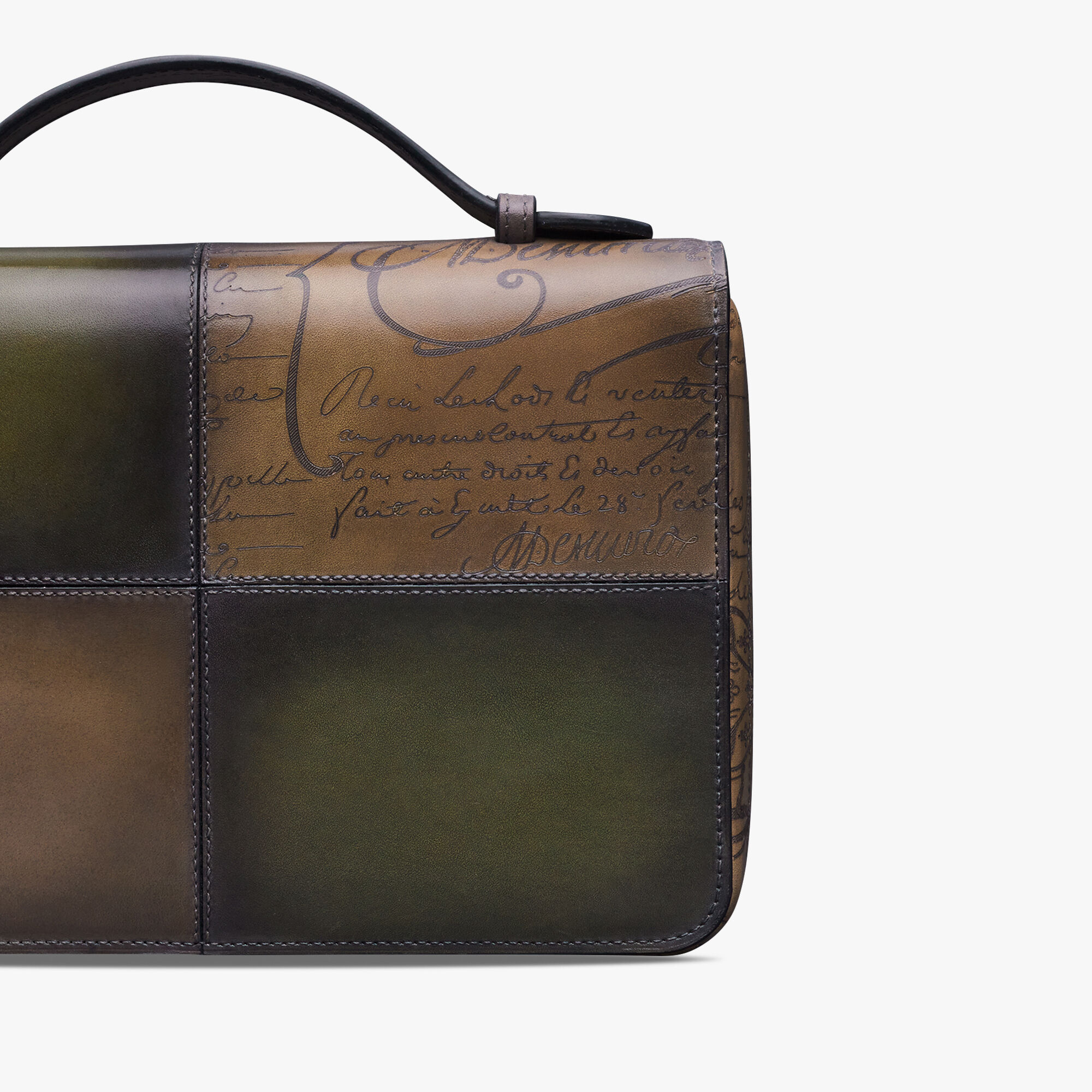 Itauba Wide Scritto Leather Long Zipped Wallet | Berluti US