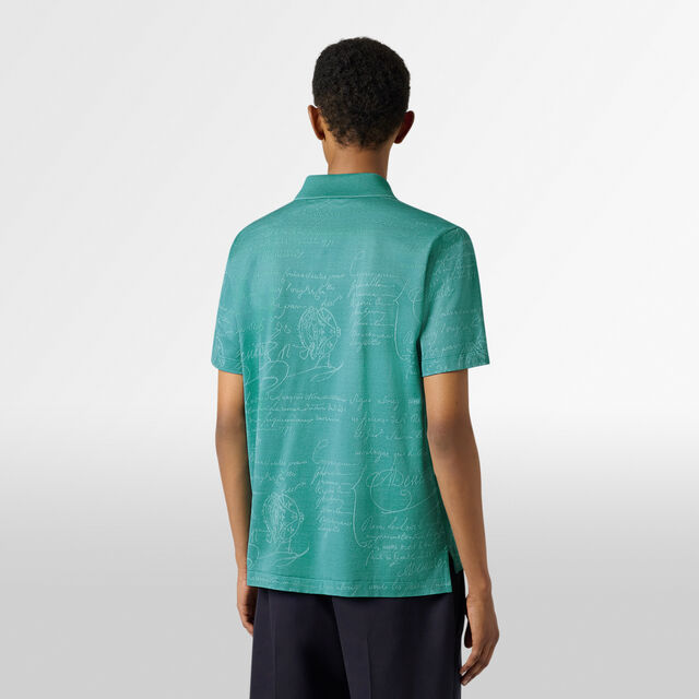 Scritto Pique Polo, LIGHT TEAL GREEN, hi-res 3