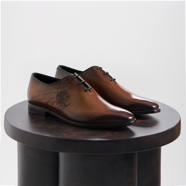 Alessandro Démesure Scritto Leather Oxford, CACAO INTENSO, hi-res 7