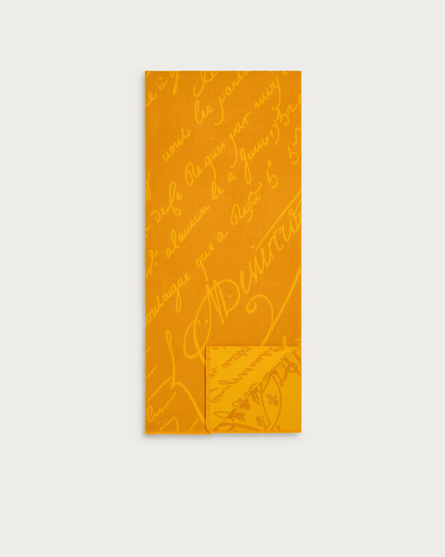 Scritto图纹围巾, Sulfur, hi-res