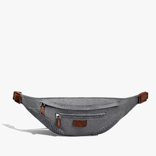 シャドウ カシミヤ バムバッグ, GREY, hi-res