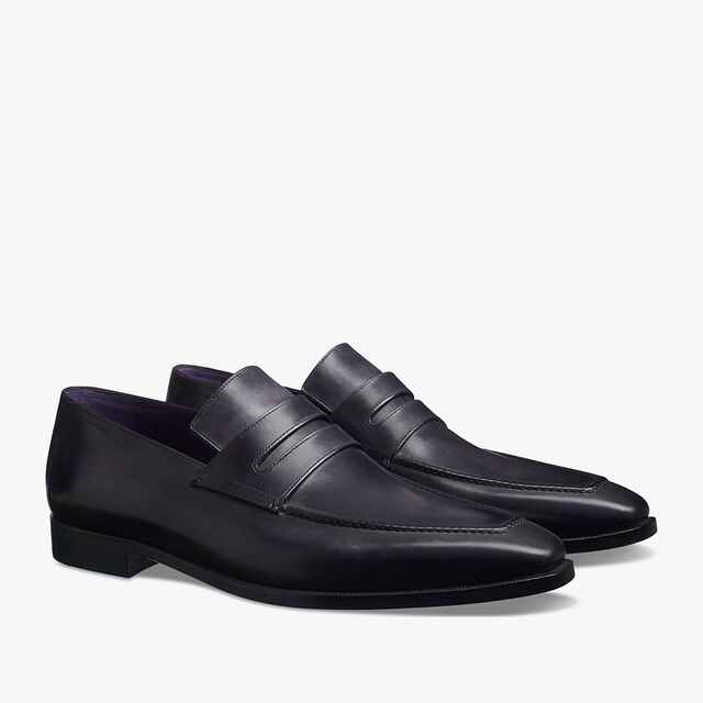 Andy Demesure Leather Loafer, NERO GRIGIO, hi-res 2