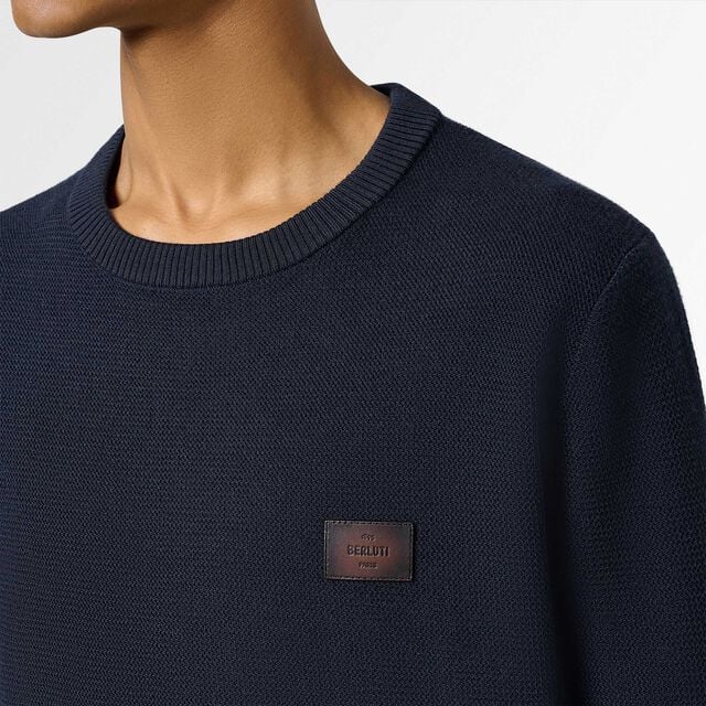 Shadow Crewneck, NAVY, hi-res 4