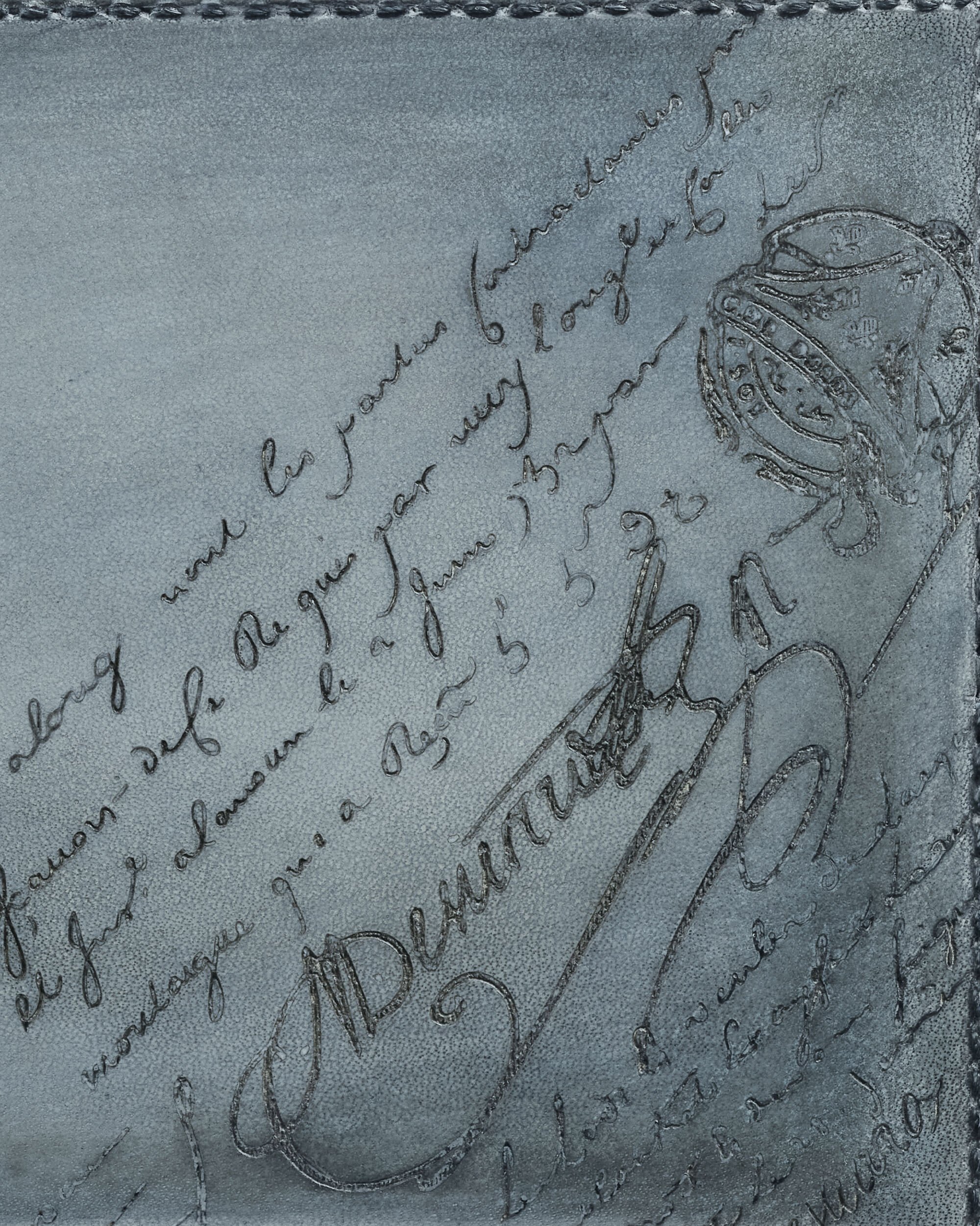 Makore Slim Compact Wallet, Bleu Brume, hi-res