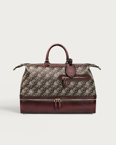 ヴィアッジョ トラベルバッグ, Dark Brown & Maduro, hi-res