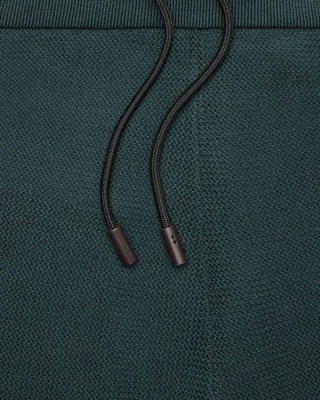 Shadow Jogpants with Leather Detail, Fir Green, hi-res