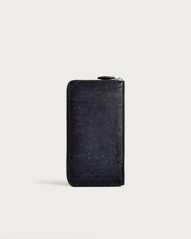 Itauba Long Zipped Wallet, Indigo Denim, hi-res