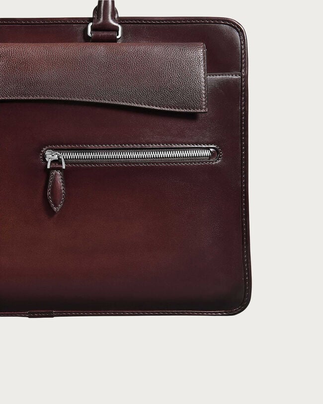 1 Jour Pocket Briefcase, Legno Bruciato, hi-res