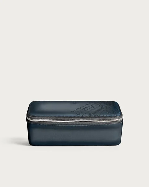 &Eacute;tui Trois&nbsp;Montres, Blu Minerale, hi-res