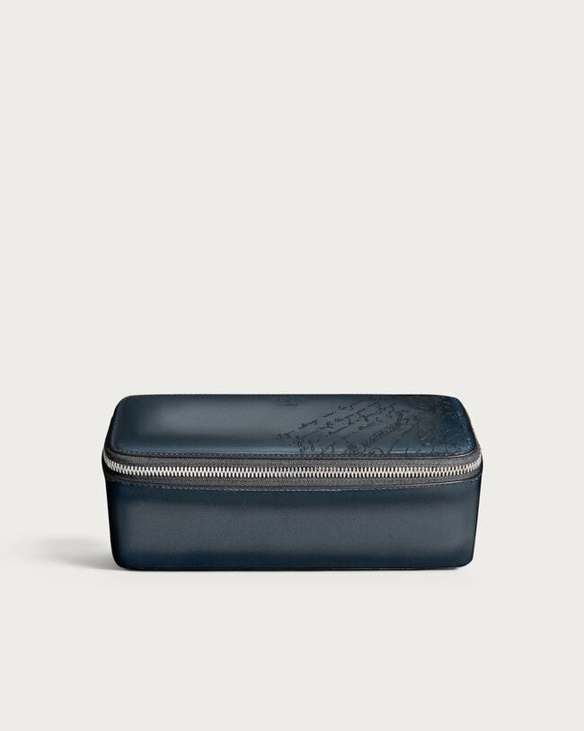 &Eacute;tui Trois&nbsp;Montres, Blu Minerale, hi-res