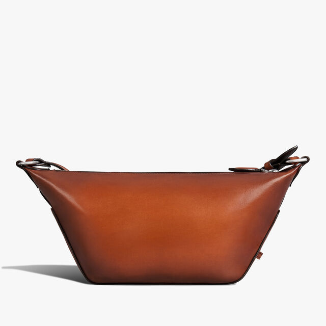 Toujours Soft Zipped Hobo Xs Leather Messenger, ARANCIO VERMIGLIO, hi-res 4