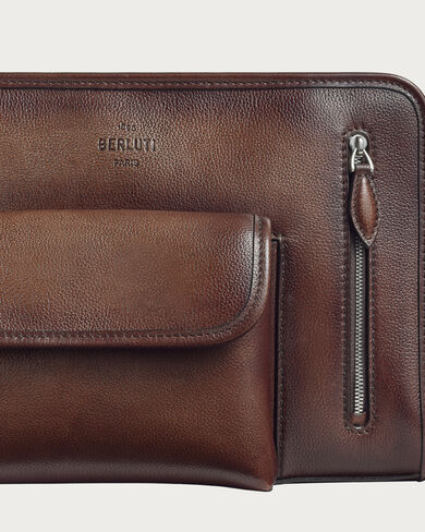 Journalier Multipockets Messenger, Soft Brown, hi-res