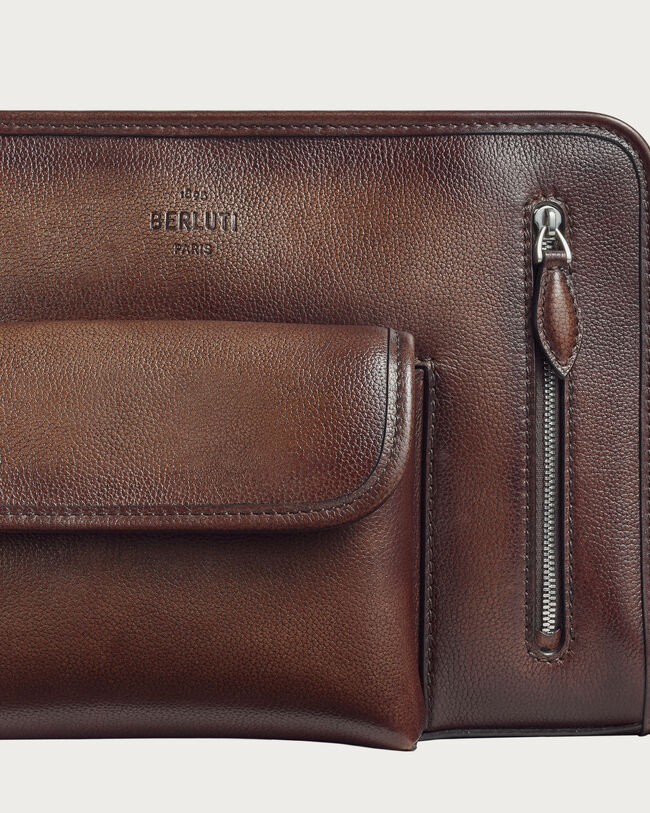 Journalier Multipockets Messenger, Soft Brown, hi-res