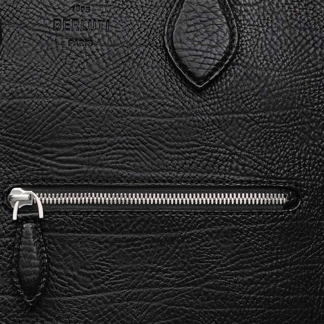 Premier Jour Leather Backpack, CARBON BLACK, hi-res 5