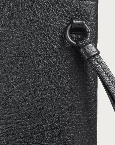 Neck Zipped Pouch, Deep Black, hi-res