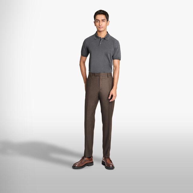 Wool Formal Pants, DARK TAUPE, hi-res 4