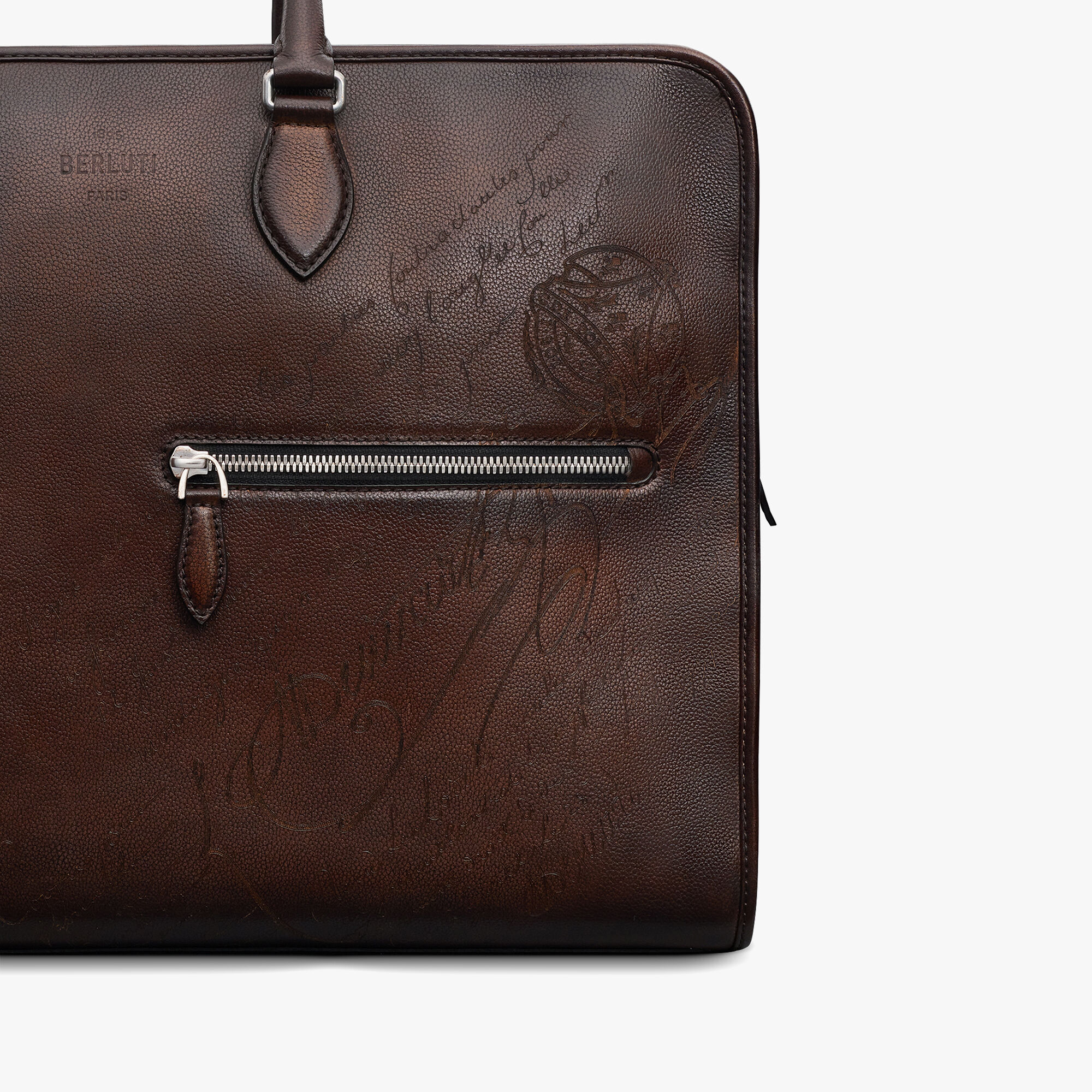 Overnight Scritto Leather Travel Bag | Berluti GH