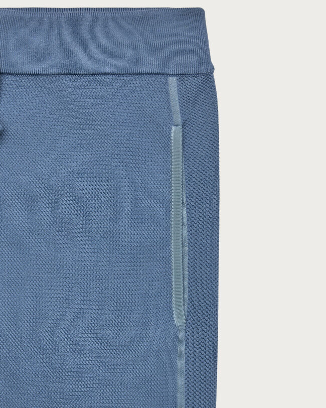 Pantalon de Jogging Shadow avec D&eacute;tail en Cuir, Dark Woad, hi-res