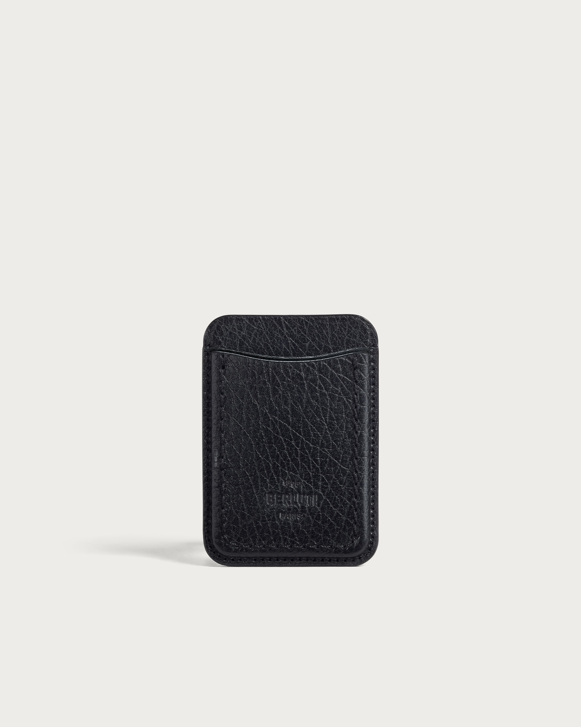 Magnetic Card Holder, Deep Black, hi-res