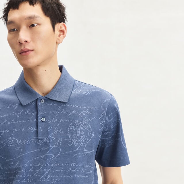 Scritto Piqué Polo, NILE BLUE, hi-res 2