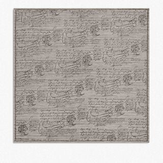 シェブロン スクリット ハンカチーフ, PEBBLE BEIGE, hi-res