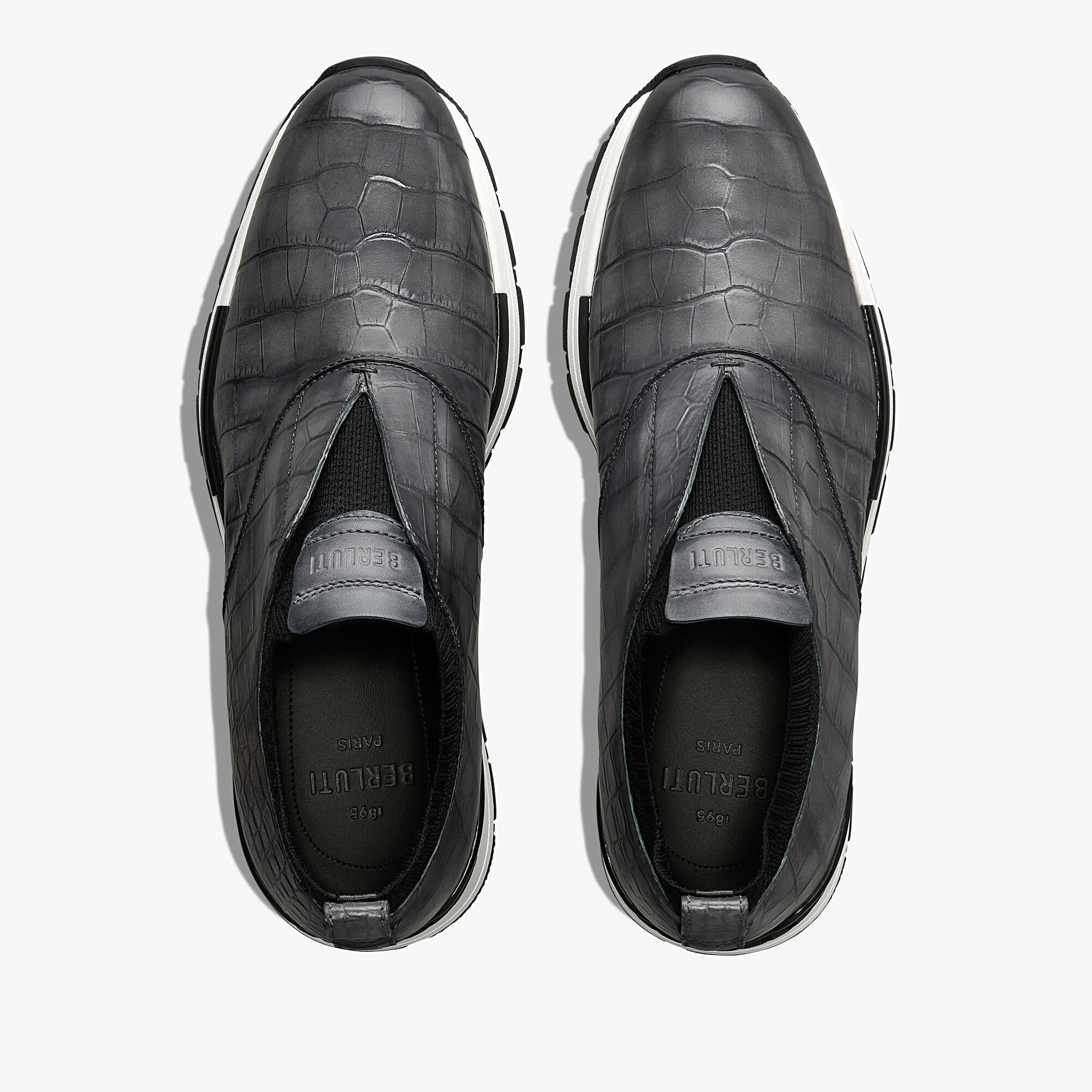 Berluti - Run Track Torino Leather, Suede and Nylon Sneakers