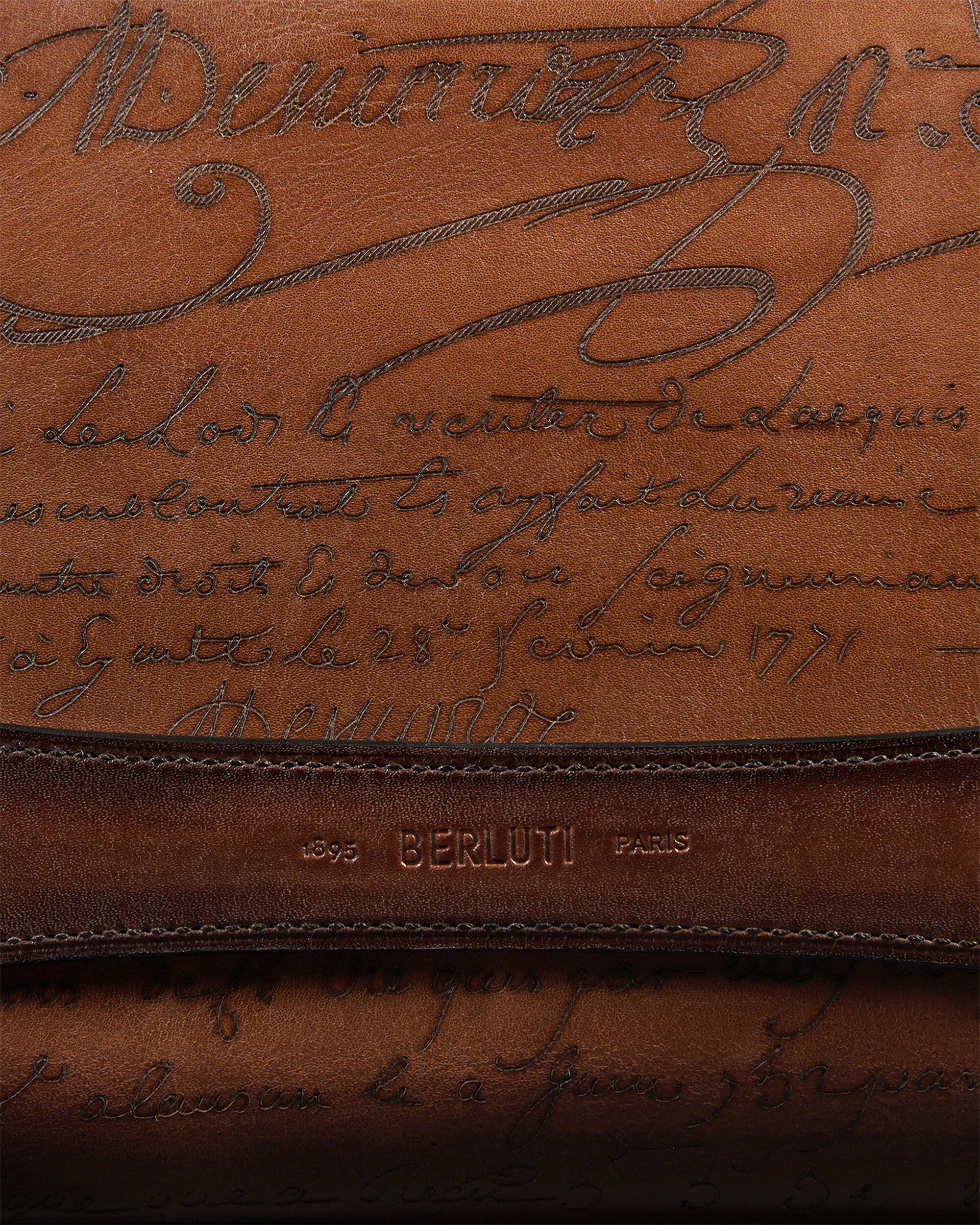 Rosewood Zipped Pouch | Berluti US