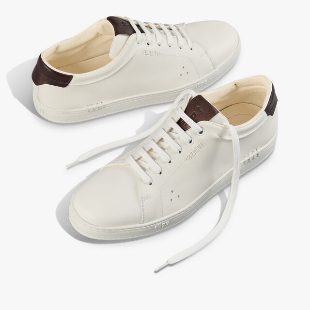 Sneaker Playtime en cuir de veau, WHITE, hi-res 7