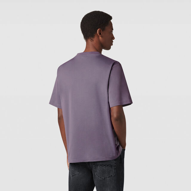 Scritto Embroidered T-shirt, SMOCKY LILAC, hi-res 3