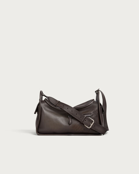 P&eacute;riple Barrel Bag Messenger, Grey, hi-res
