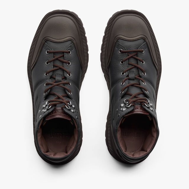 Brunico Parcours鹿皮和橡胶靴, BLACK, hi-res 3