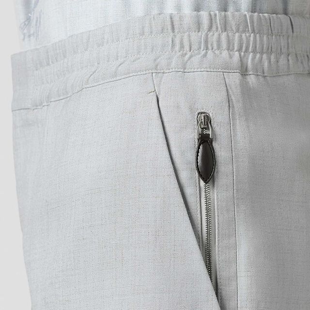 Drawstring Trousers, SPRING BLUE , hi-res 6