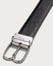 B Volute Reversible Belt, Charcoal Gray & Buffaloes, Image 1
