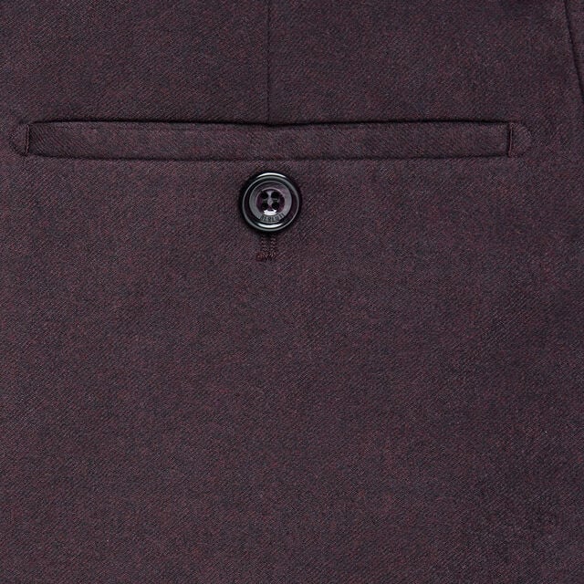 Alessandro Wool Trousers, NERO BORDO, hi-res 4