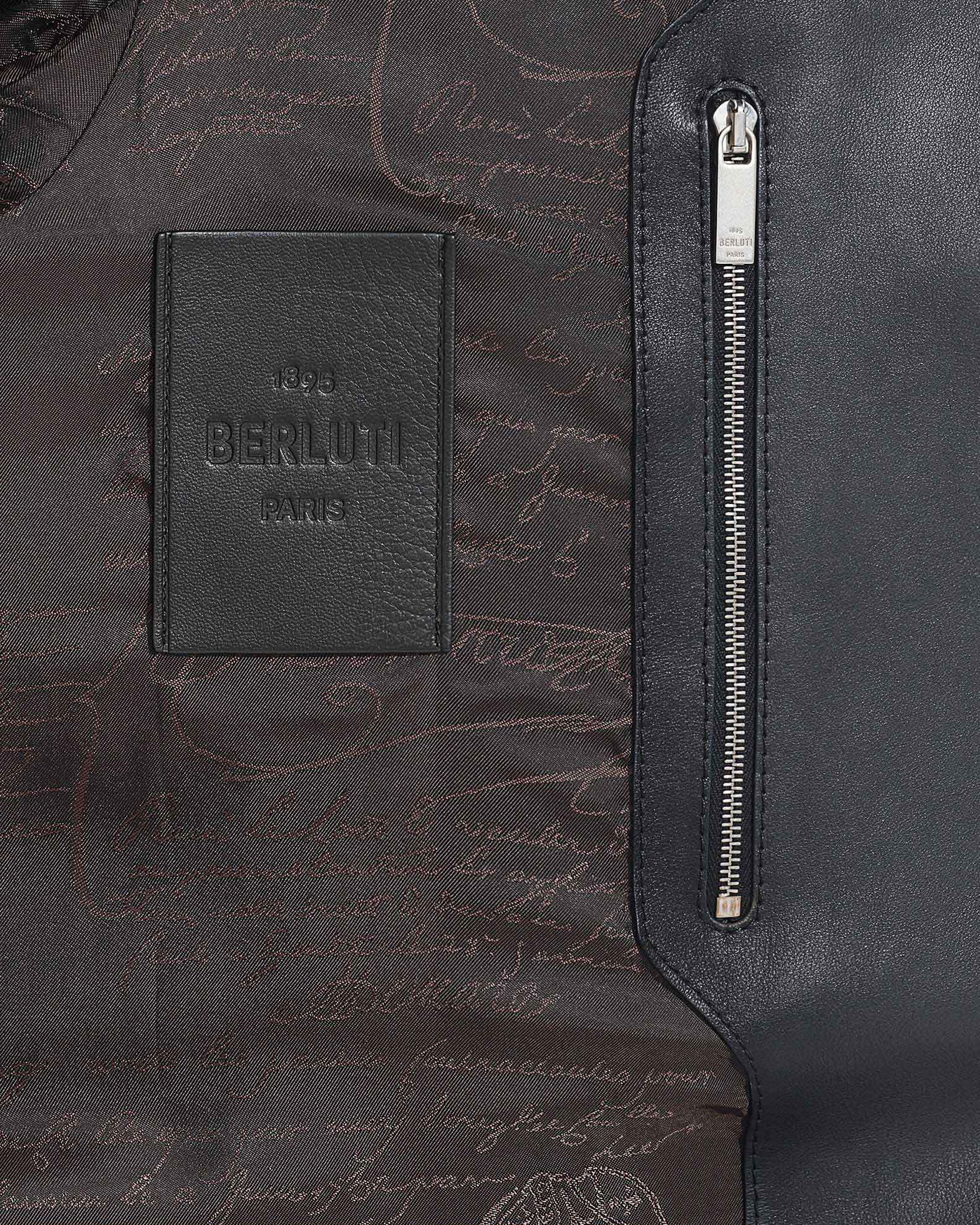 Leather Patina Un Jour Blouson, Black Shade, hi-res