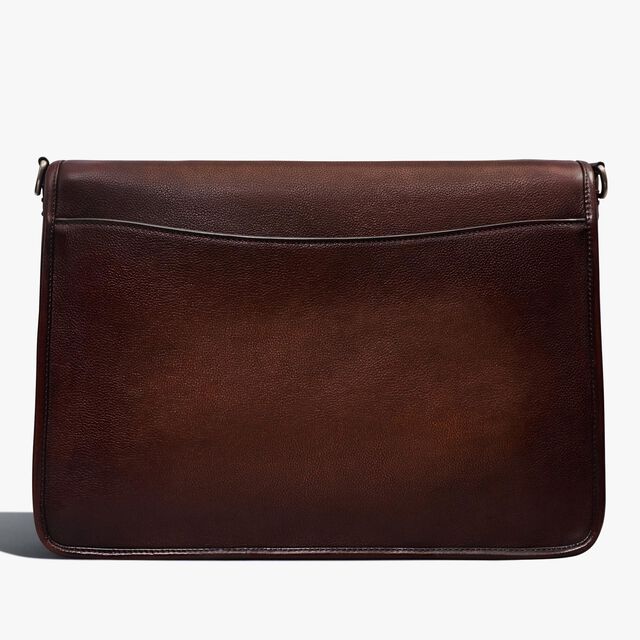 Postino PM Leather Briefcase, SOFT BROWN, hi-res 3