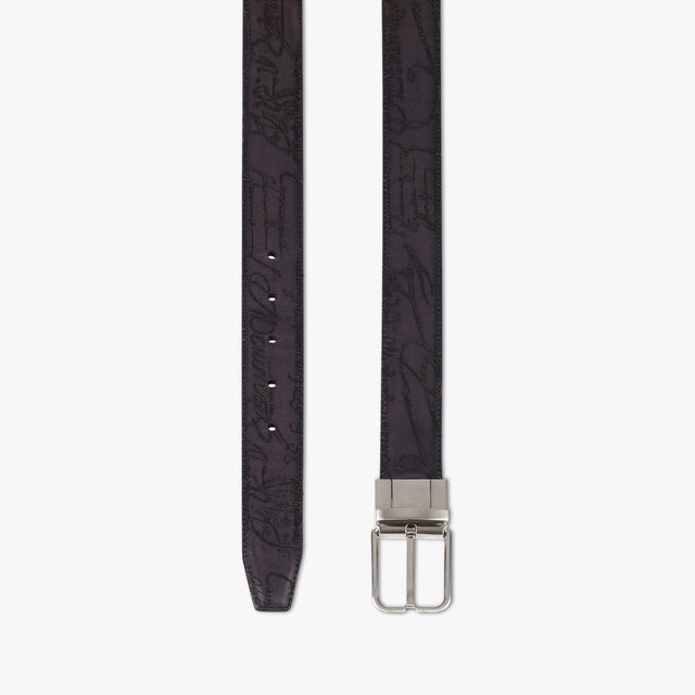 Ceinture Essence En Cuir - 32 mm, NERO & TOBACCO BIS, hi-res 3