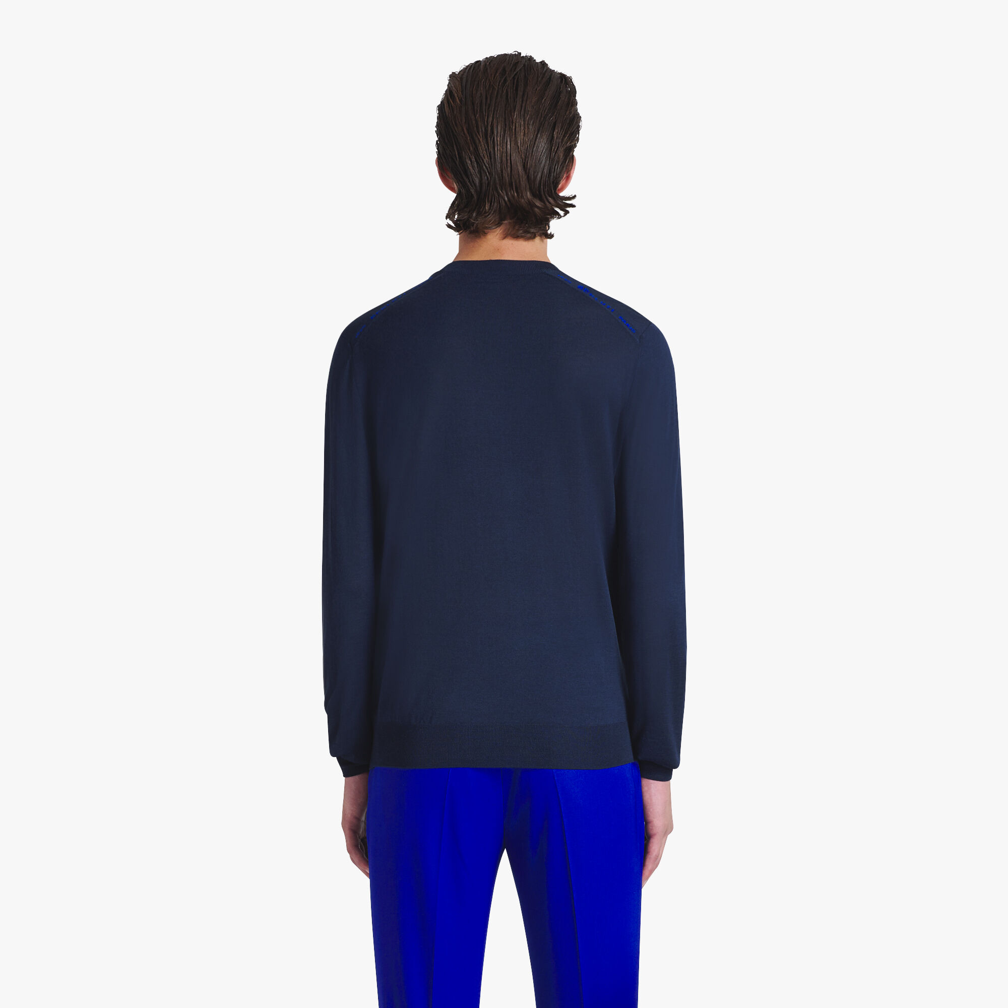midnight blue sweater