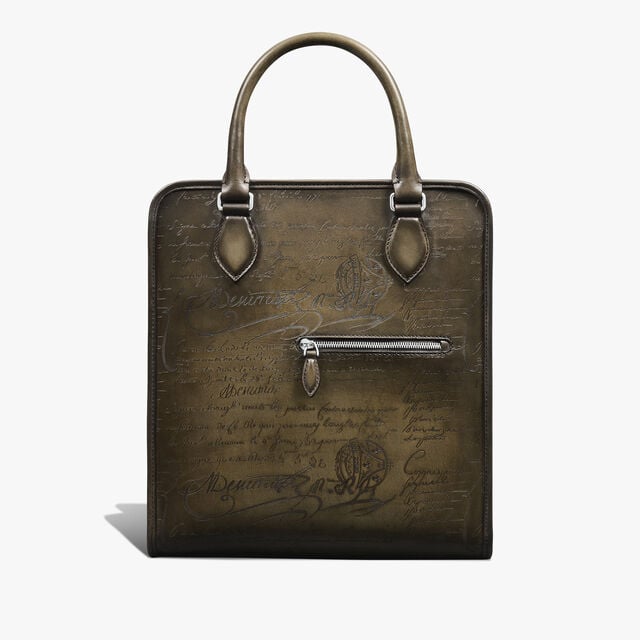 Sac Bandoulière Premier Jour Cabas En Cuir Scritto, APPENNINI, hi-res 1
