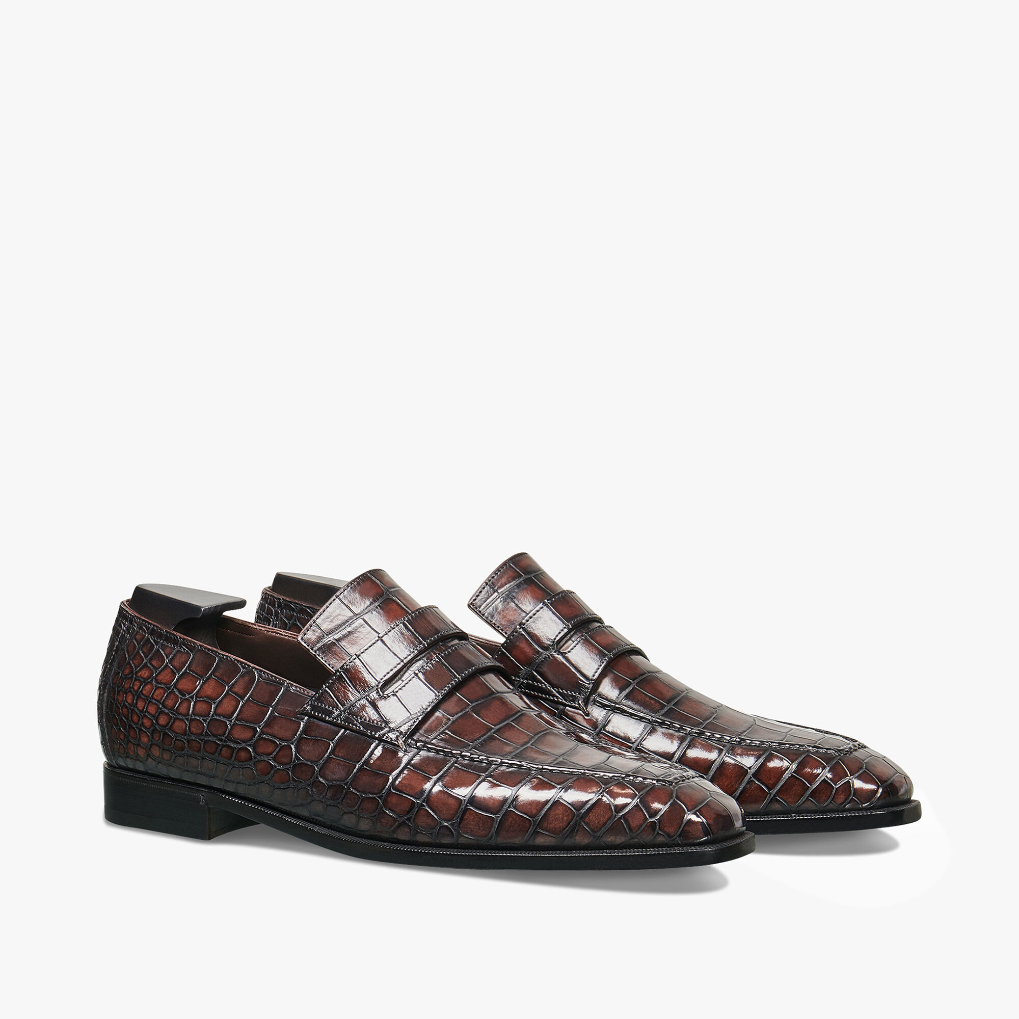 alessandro demesure alligator leather oxford