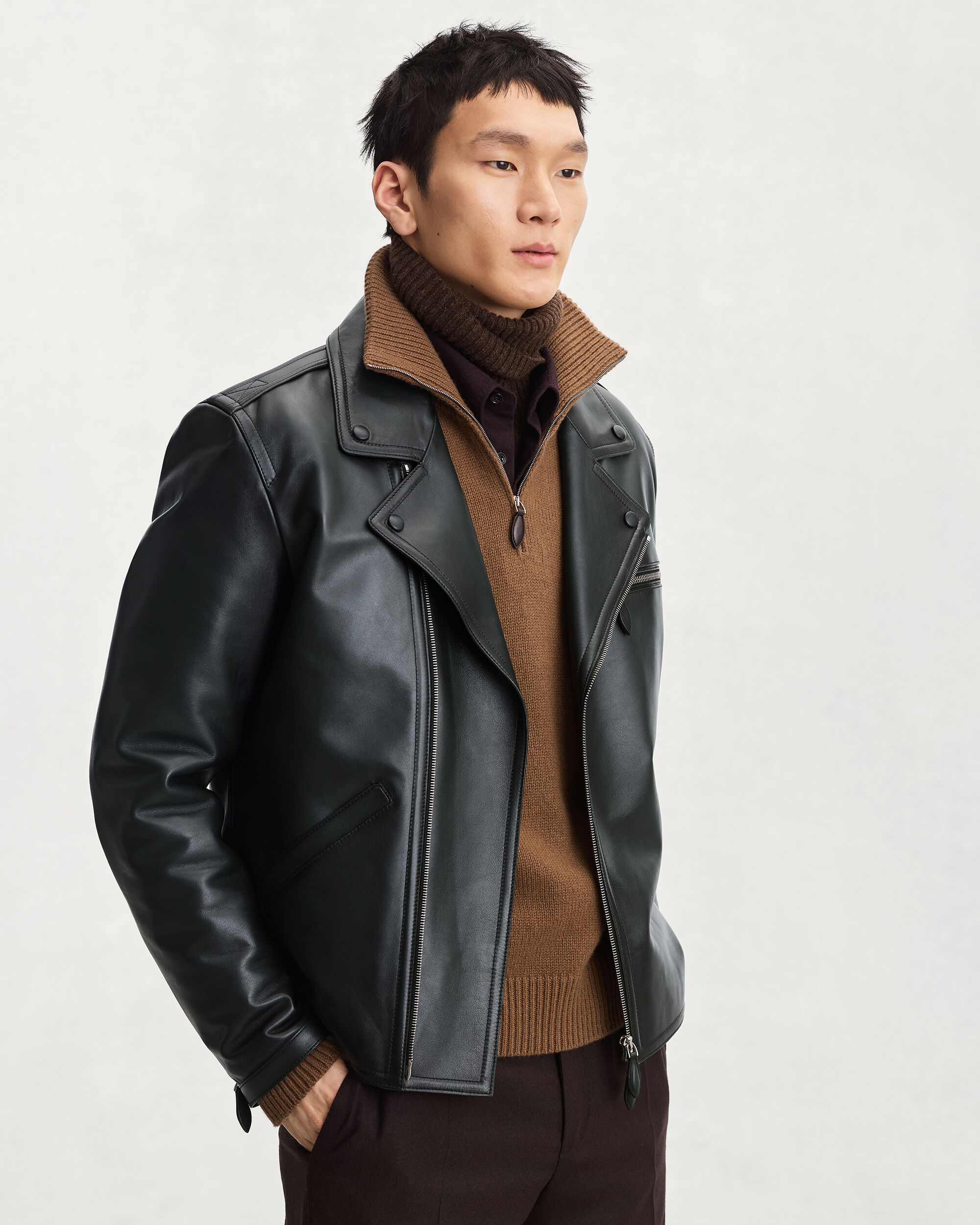 BERLUTI ベルルッティleather jacket レザージャケット レザーパティーヌ アンジュール ライダースジャケット | ベルルッティ JP