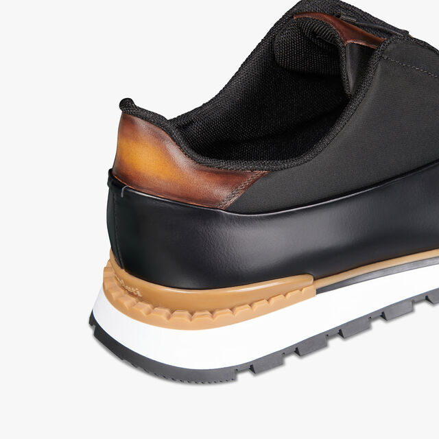 Fast Track Leather Sneaker, BLACK, hi-res 5