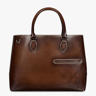 Toujours Norwegian Scritto Swipe Leather Tote Bag
, TDM INTENSO, hi-res