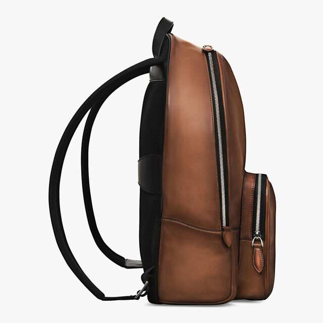 Time Off Scritto Leather Backpack, DUNA, hi-res 4