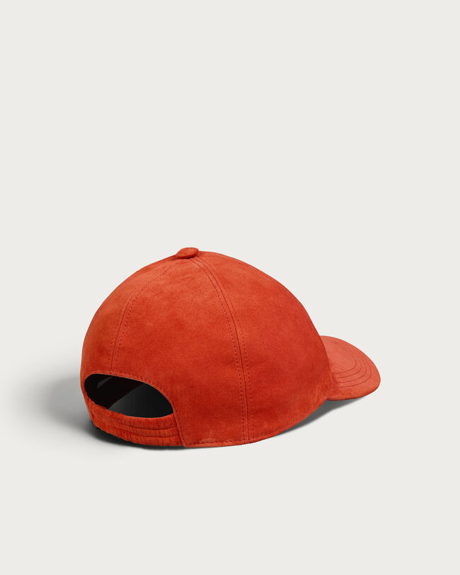 Casquette en Cuir, Burnt Orange, hi-res