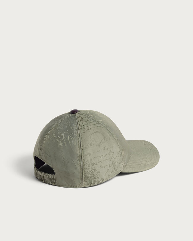 Scritto Pattern Baseball Cap, Salvia, hi-res