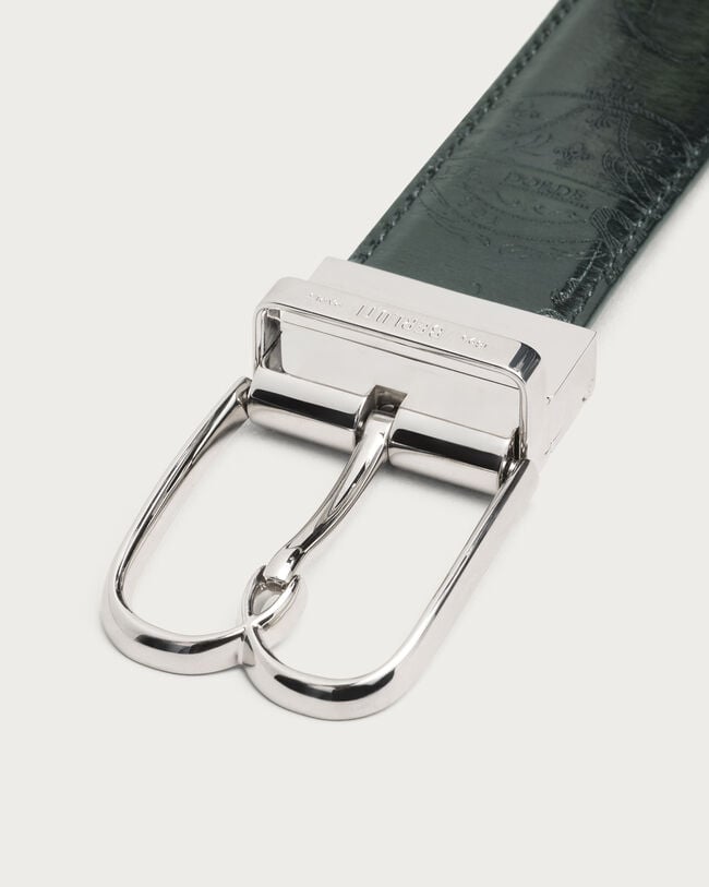 B Volute Reversible Belt, Chimere & Marron Ambre, hi-res