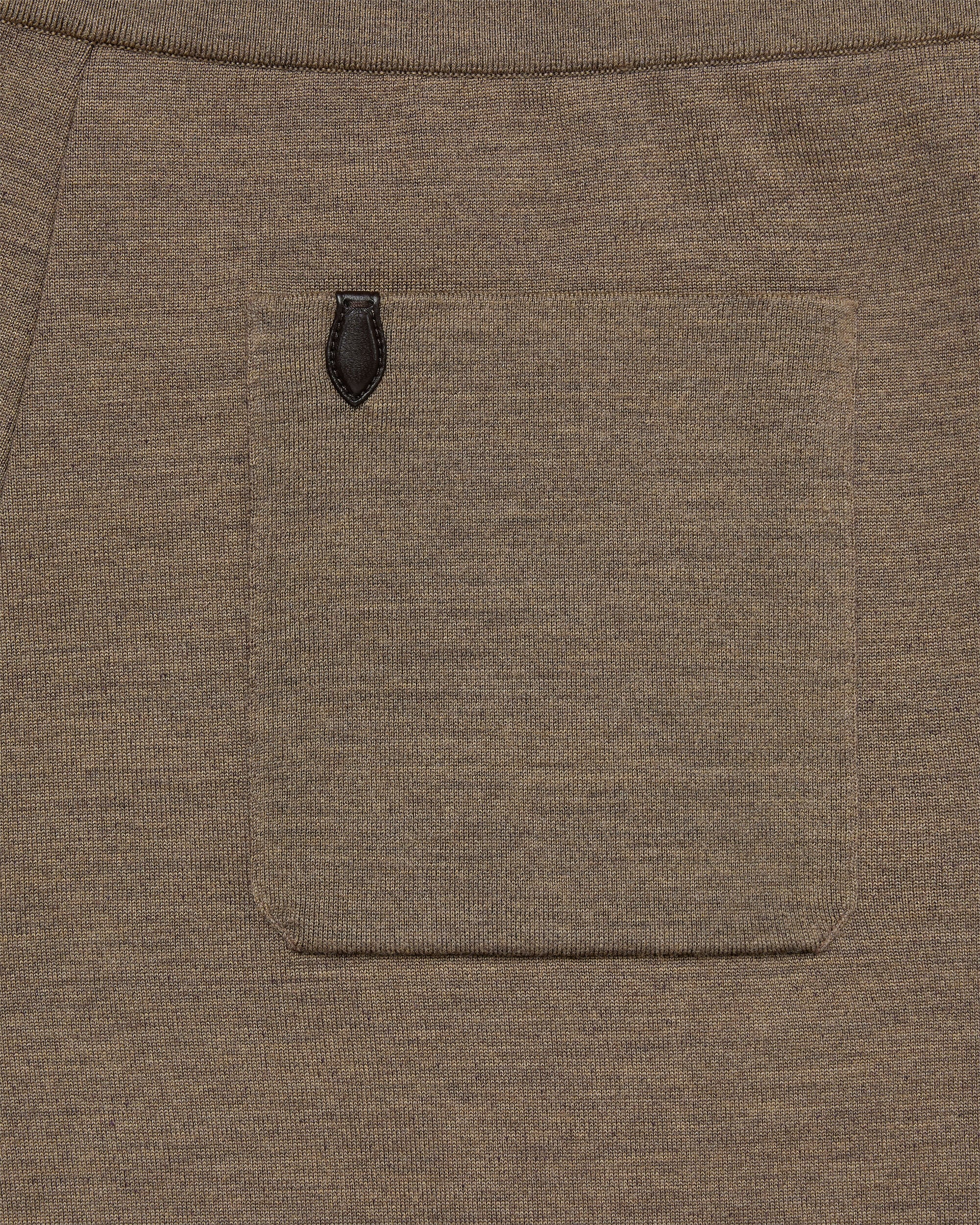 Double Face Knitted Pants, Bronze Melange, Image 1