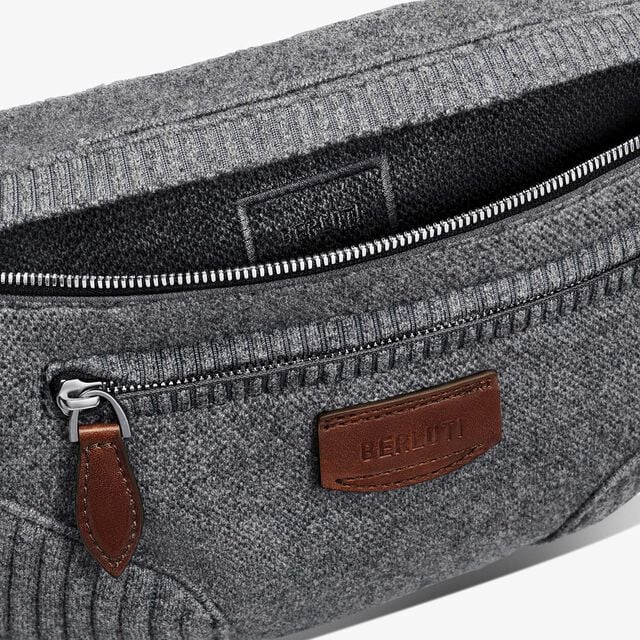 Shadow B5820 Cashmere Bumbag, GREY, hi-res 6